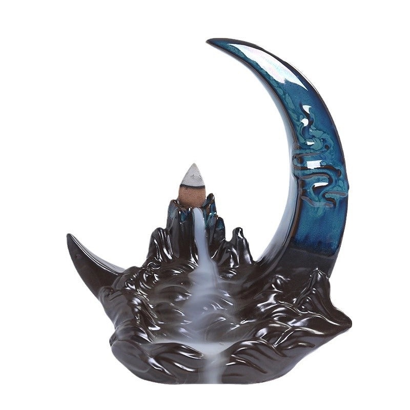 Minimalist Purple Moon Sand Ornaments for Casual Elegant Decor | Home Decor Accessories