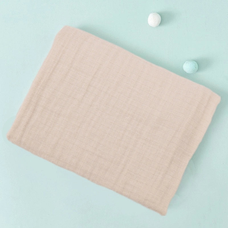 Double-layer Cotton Gauze Baby Swaddle Blanket Printed Bath Towel Sunshade Cart Cover|Baby Care Accessories