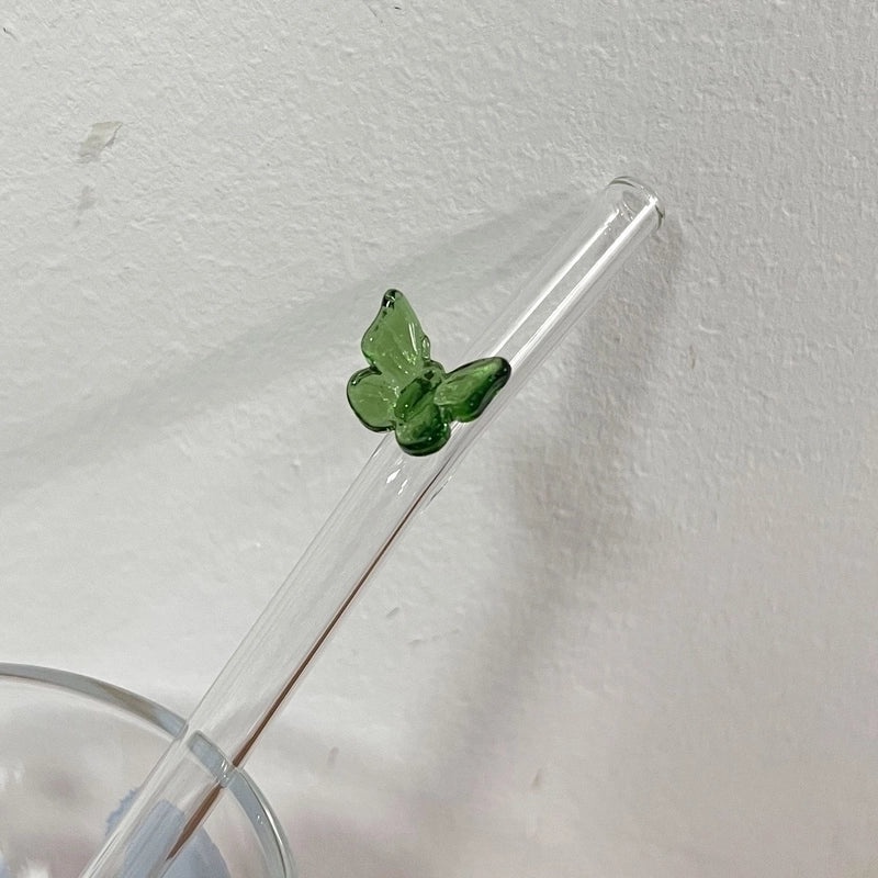 Animal Design Glass Drinking Straw | Kitchen & Dining Accessories