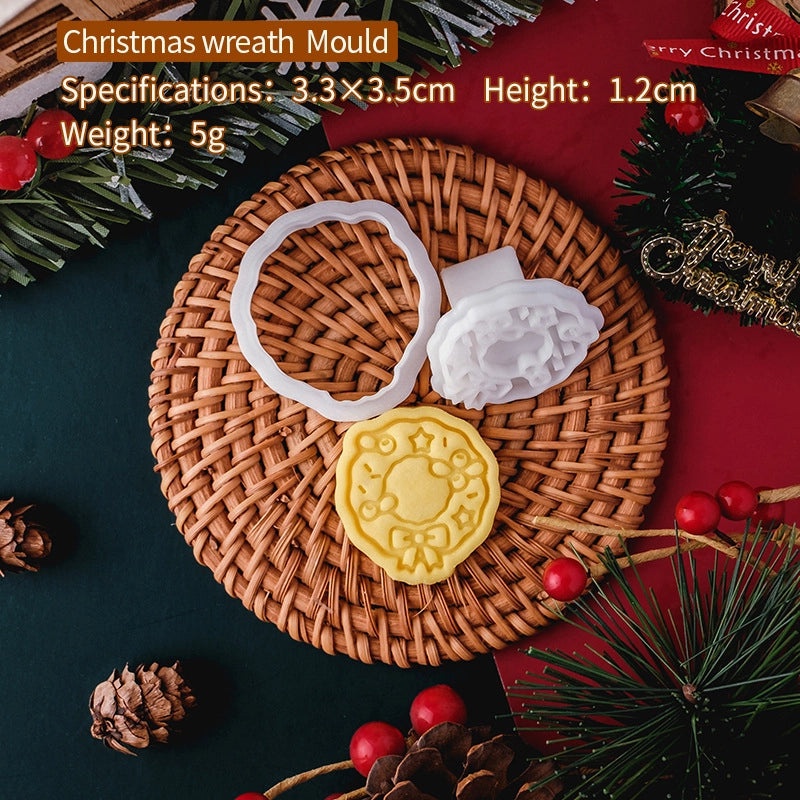 Christmas Themed Santa Claus Christmas Tree PLA Plastic Bakeware Mold | Bakeware & Kitchen Tools