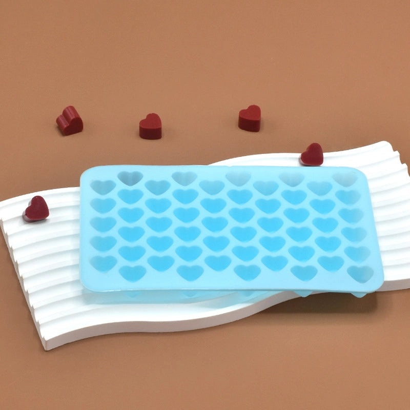 55 Cavity Love Chocolate Silicone Mold for DIY Baking Mini Jelly Pudding Biscuit Molds|Kitchen Baking Tools