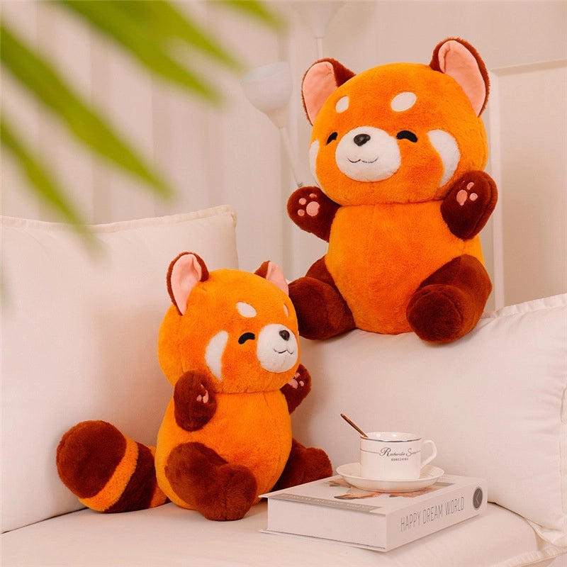 Youth Raccoon Doll Inspired by Turning Red Metamorphosis | Plush Toys & Collectibles