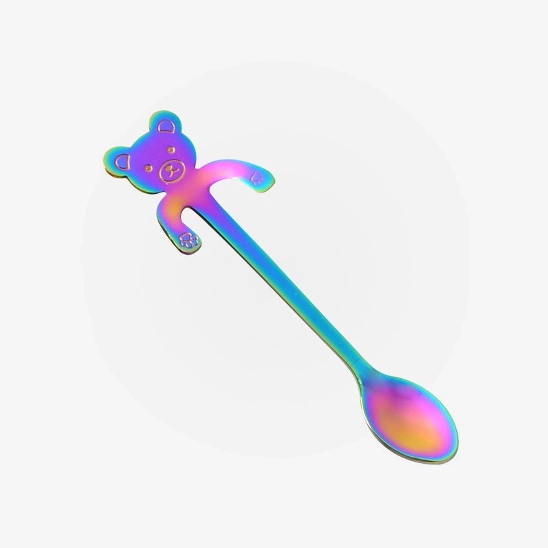 Cute Cartoon Stainless Steel Spoon for Everyday Use|Kitchen & Dining Utensils