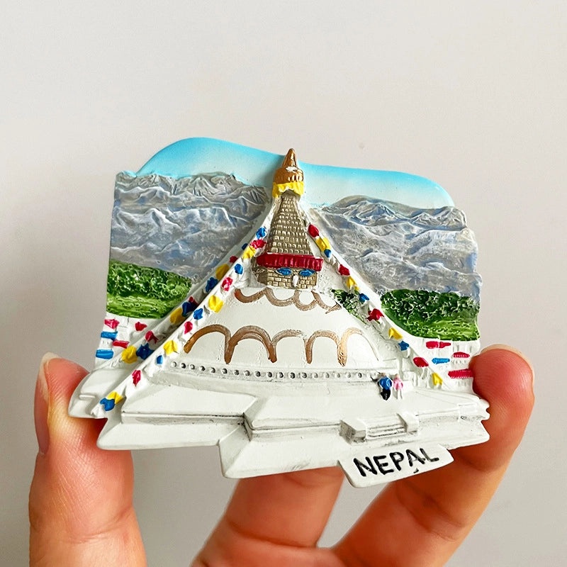 3D Travel Refrigerator Magnet Stickers Europe Cities Souvenirs Creative Tourist Gifts|Home Decor & Magnets