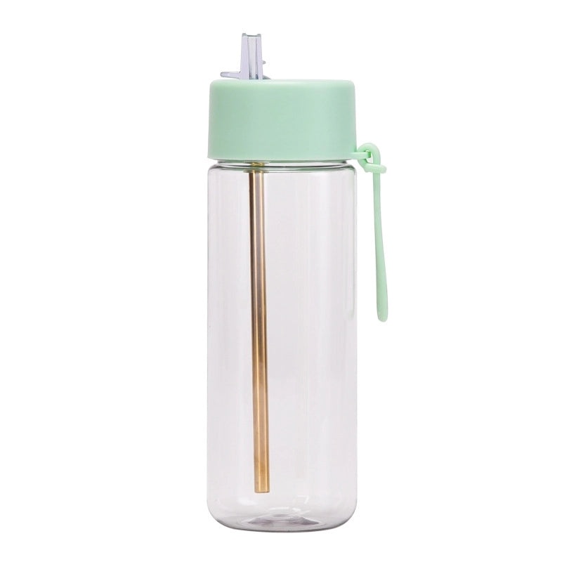 Stylish Solid Color Plastic Water Bottle for Everyday Use | Travel Accessories