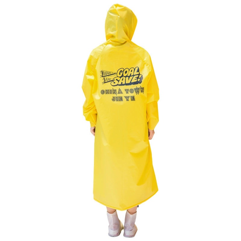 Unisex Korean Style Long Raincoat Windbreaker for Outdoor Cycling Hiking | Outdoor Apparel