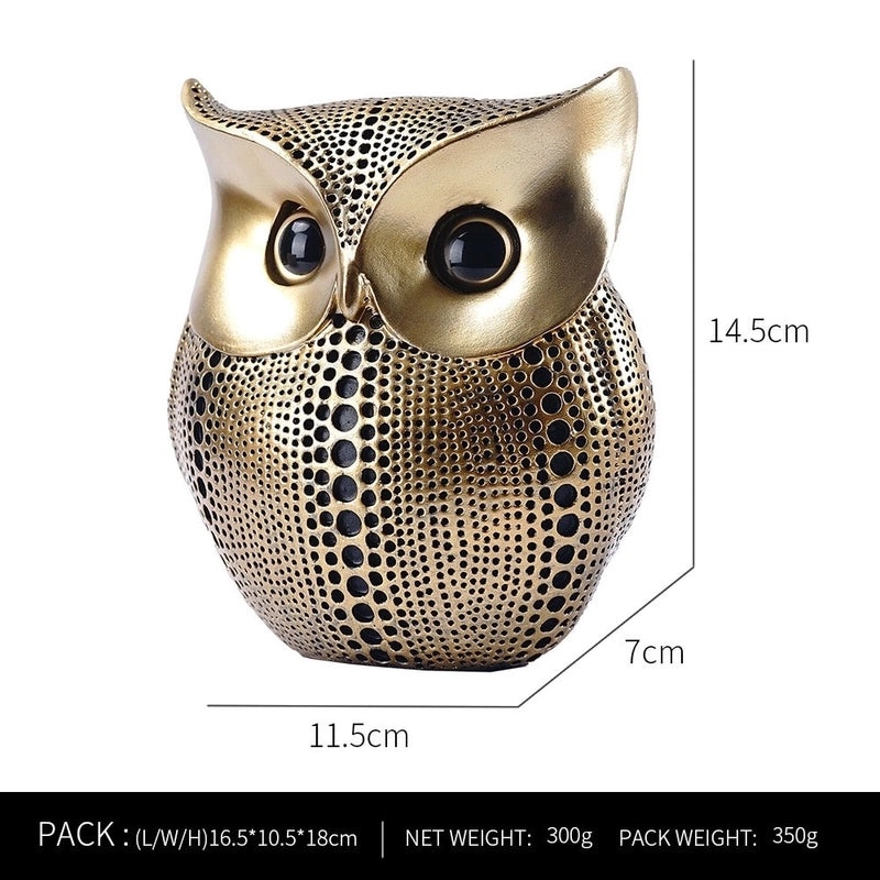Charming Resin Owl Figurine for Home Decor | Home Decoration