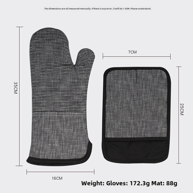 Heat Resistant Baking Gloves for Oven and Microwave | Kitchen Gloves & Mitts