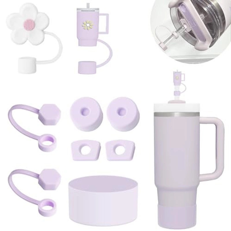 Adorable Animal Flower Silicone Cup Sleeve Set | Drinkware Accessories