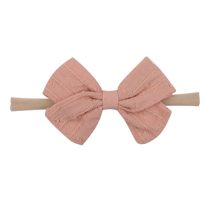 Kids Soft Nylon Bow Headband Candy Colors|Children's Hair Accessories