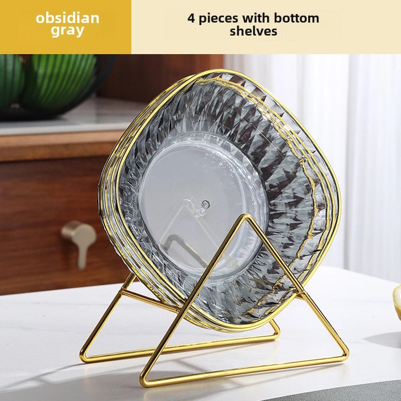 Light Luxury Transparent Premium Bone Dish for Dining Table | Tableware & Dining Accessories