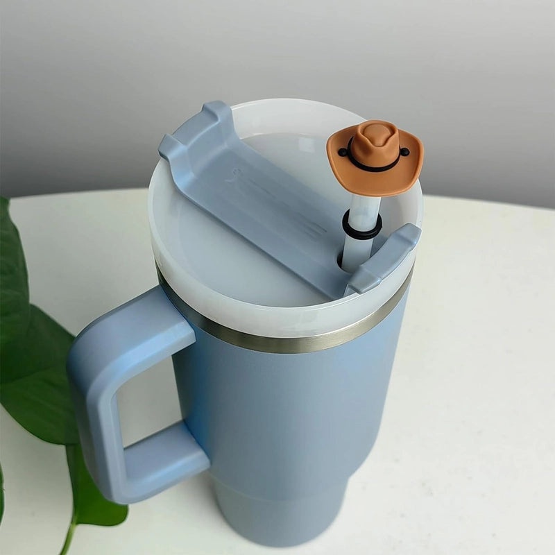 Multicolor Silica Gel Straw Cap for Drinks Casual Elegant Cute Design | Drink Accessories