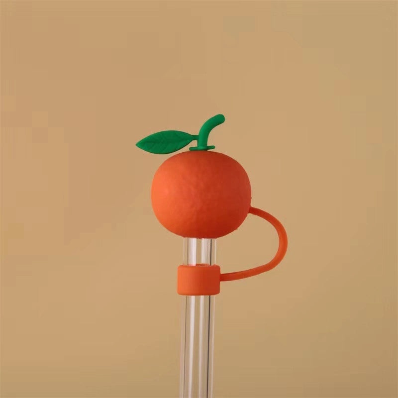 10mm Glass Straw Dust Cover Stainless Steel Cap for Large Diameter Straws Milk Tea Accessories|Drinkware Accessories