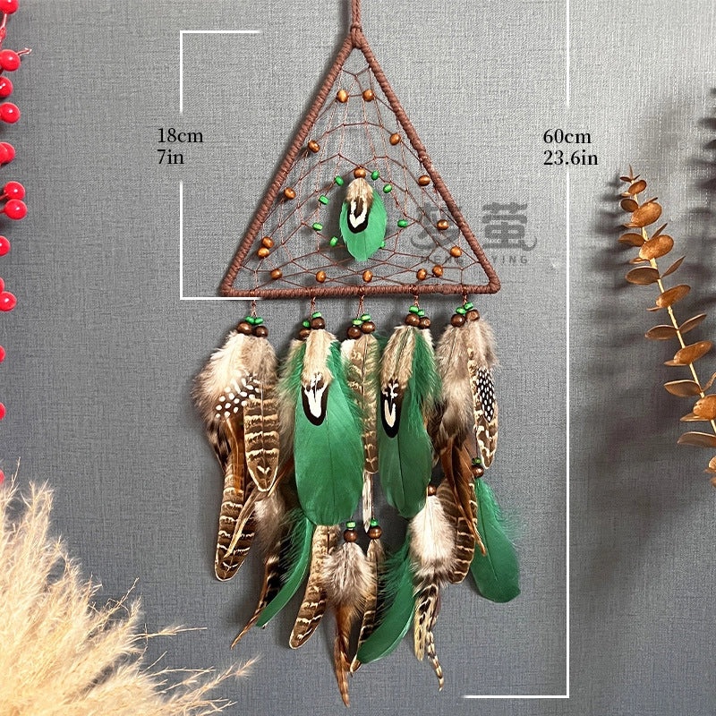 Retro Feather Iron Wind Chime Wall Decor | Home Decor