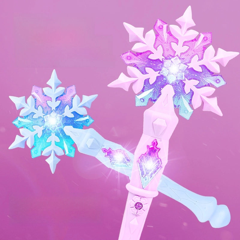 Girls Christmas Snowflake Glow Stick Magic Wand Toy for Kids|Kids Toys & Games
