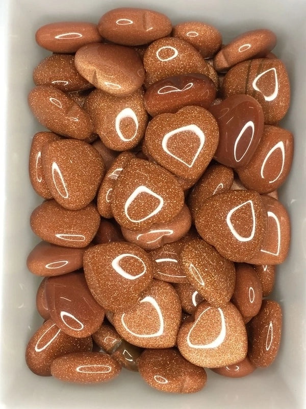 Pink Heart-Shaped Crystal Gemstone 2cm Handmade Decorative Ornament|Home Decor