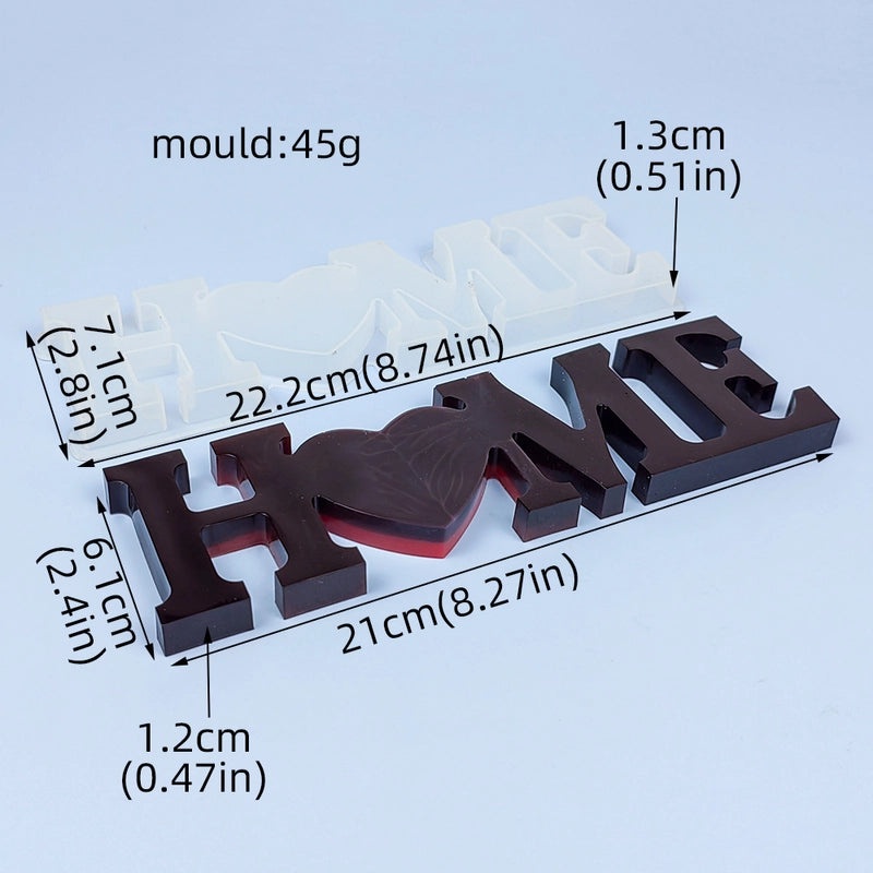 Elegant Casual Letter Design Silicone Bakeware Mold 1 Piece | Kitchen & Dining Accessories