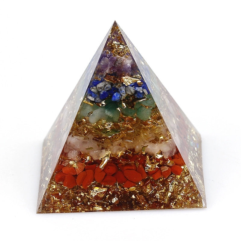 Minimalist Pyramid Resin Crystal Decoration for Home or Office | Home Decor