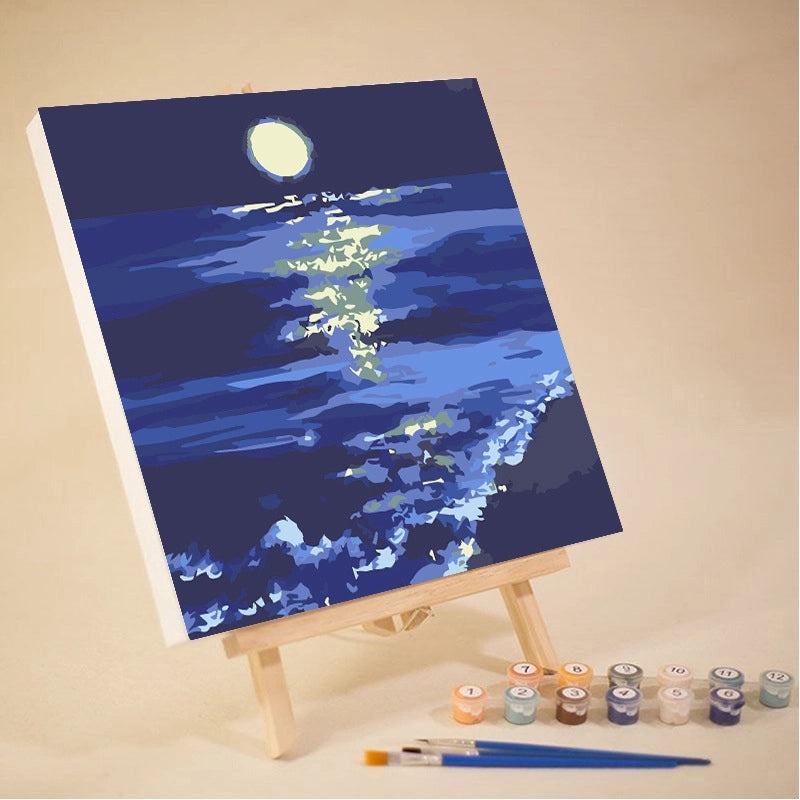 10-12 Color High Quality Pigment Set for DIY Digital Oil Painting Landscape | Painting Supplies