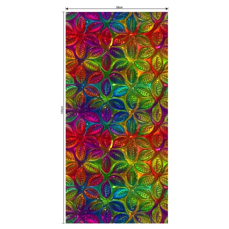 European Frosted Glass Window Film 58x120cm Electrostatic Privacy Sticker for Bathroom Toilet Renovation|Home Decor Accessories