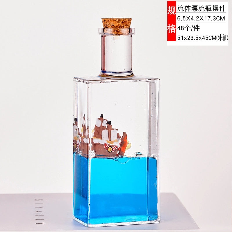 Creative Cartoon Liquid Oil Drop Ornament Transparent Acrylic Pressure Relief Craft|Home Decor Gifts
