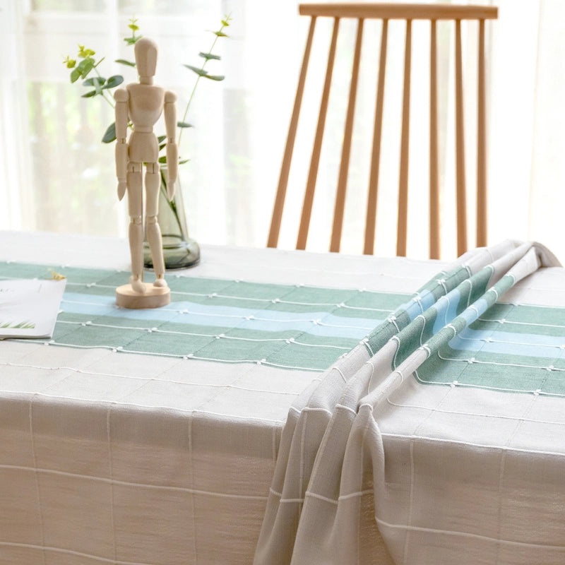 Simple Embroidered Tablecloth for Dining and Coffee Tables|Home Decor Table Linens