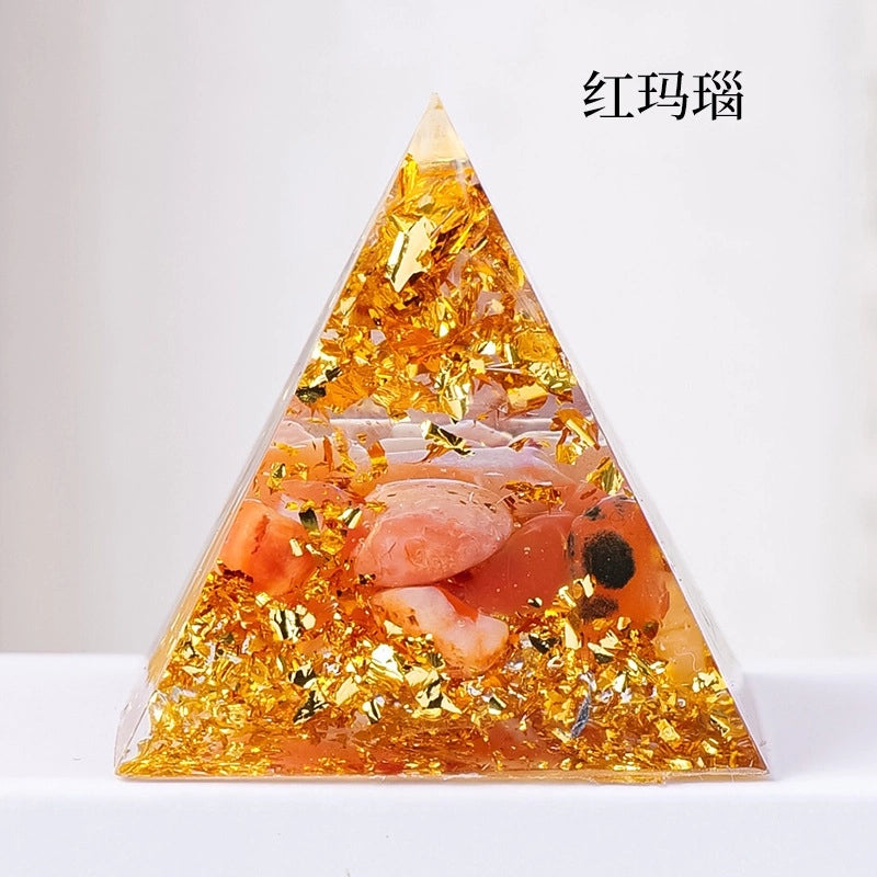 Minimalist Crystal Pyramid Decor | Home Decor