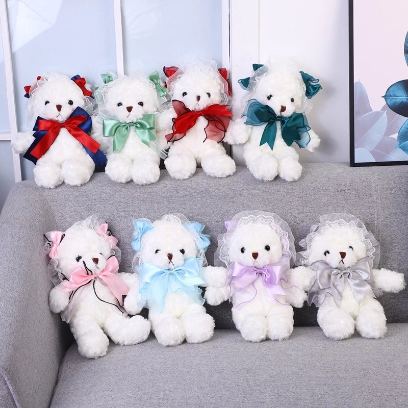 Lolita Bear Plush Doll Rose Velvet Ragdoll Cute Girl Toy Gift Soft Stuffed Animal|Plush Toys & Stuffed Animals