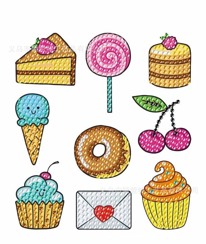 Mermaid DIY Diamond Painting Stickers for Kids | Kids Craft Supplies