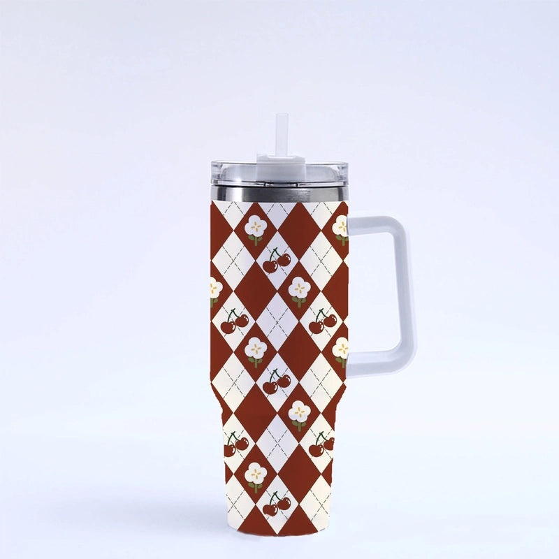 Cherry Blossom Stainless Steel Thermos Cup 304 Grade Durable Insulated Bottle | Drinkware & Thermoses