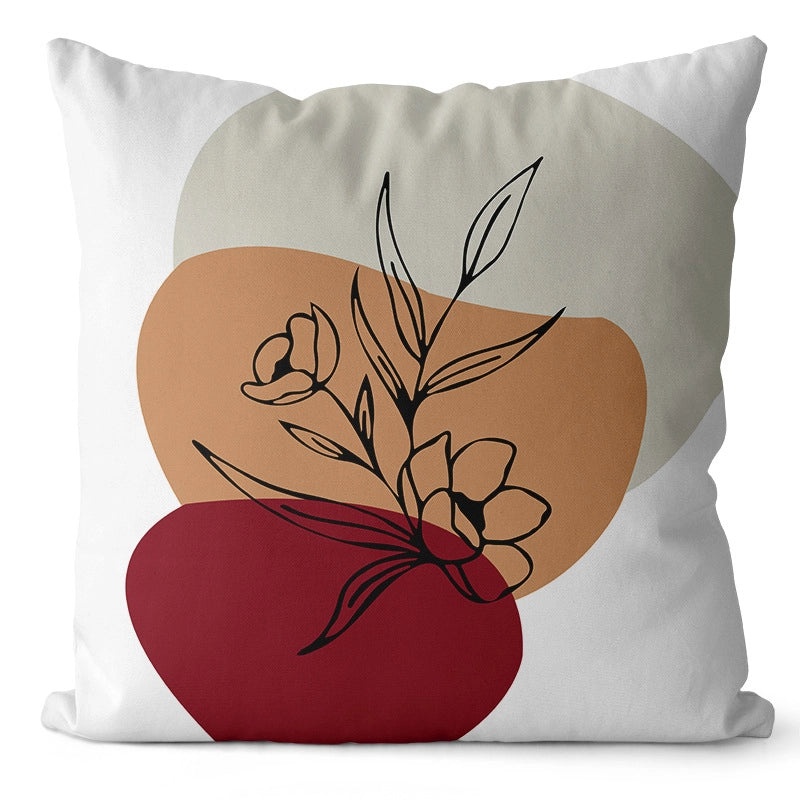 Modern Classic Floral Letter Polyester Pillow Covers for Couch Sofa Decor|Home Decor Pillows