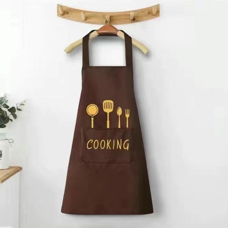 Solid Color PVC Apron for Casual Use 1 Piece | Kitchen Accessories