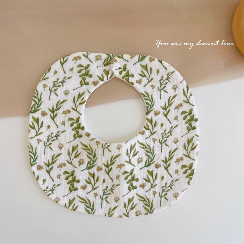 Baby Soft Cotton Gauze Newborn Bib Waterproof Absorbent Scarf for Autumn Winter|Baby & Kids Accessories