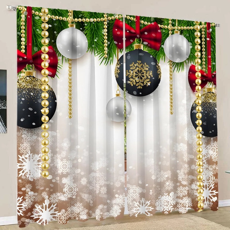 2pcs European Style 3D Digital Printed Curtains Set|Home Decor Curtains