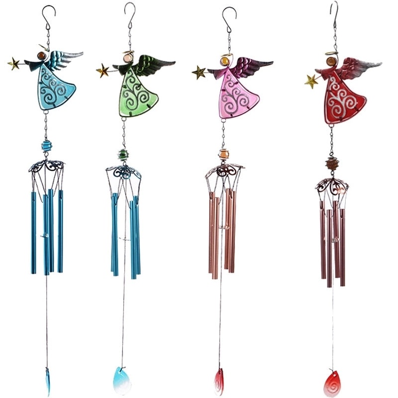 Whimsical Cartoon Metal Wind Chime Wall Decor|Home Decor & Garden