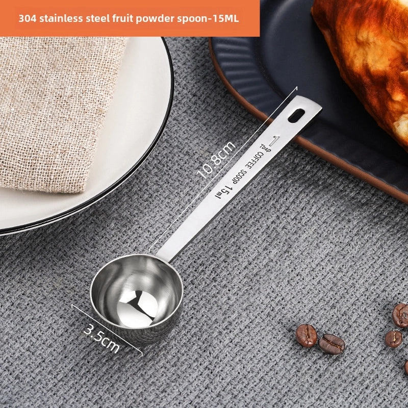 Stainless Steel Measuring Spoon 10g 15ml 20g for Coffee Tea Powder Fruit Sugar | Kitchen Utensils