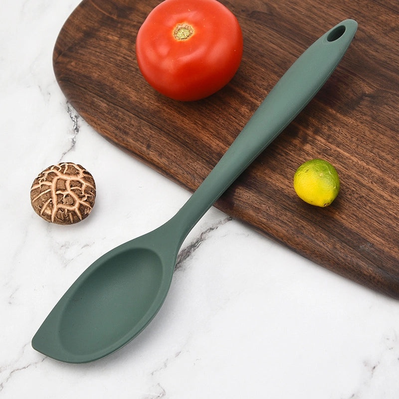 Silicone Cooking Spoon Medium Size Durable Kitchenware Mixing Salad Spoon Child-Friendly|Kitchen Utensils
