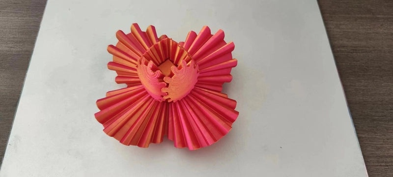 3D Printed Gear Ball Fidget Toy | Stress Relief Toy