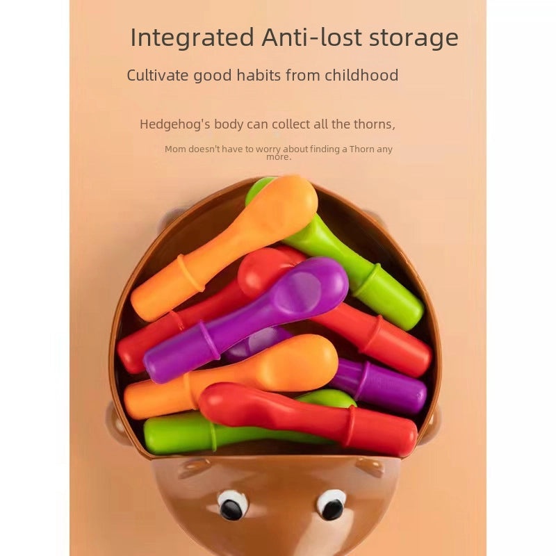 Montessori Hedgehog Puzzle Toy for Toddlers 0-3 Years Hand-Eye Coordination Early Learning | Early Education Toys