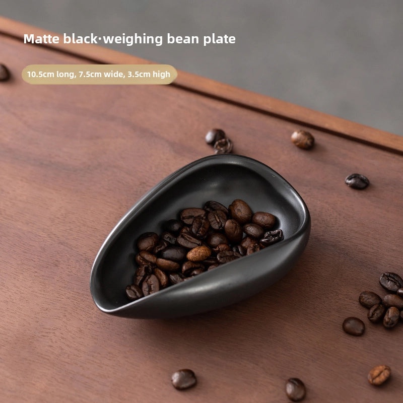 Ceramic Tea Lotus Bean Tray Spare Part for Kung Fu Tea Set Retro Black Celadon White Porcelain Tea Spoon Spatula|Tea Accessories