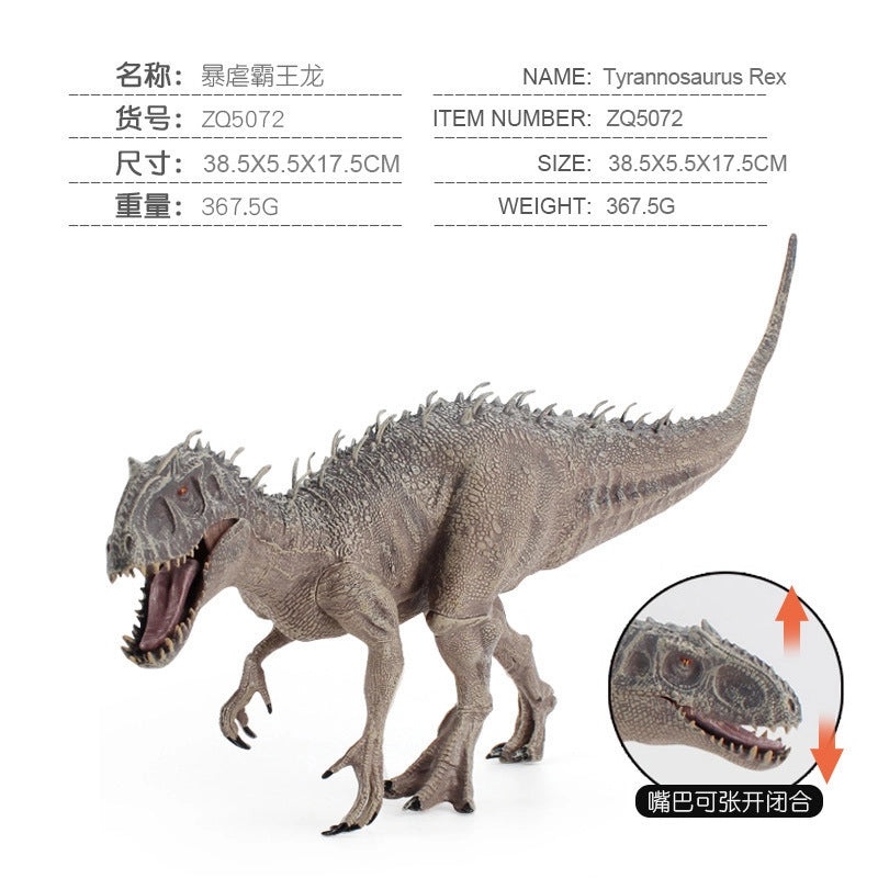 Large Movable Tyrannosaurus Rex Dinosaur Model Toy for Boys Solid Plastic Figure|Kids Toys & Collectibles