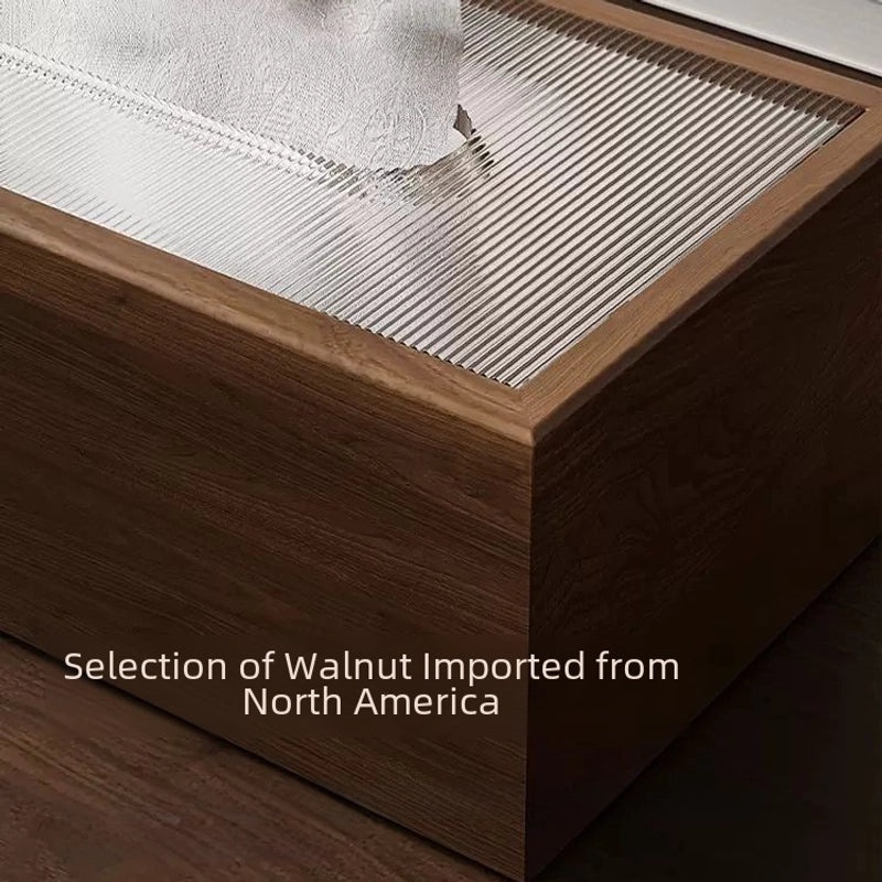 Walnut Wooden Tissue Box Holder for Living Room Bedroom Office | Home Decor Storage Accessories
