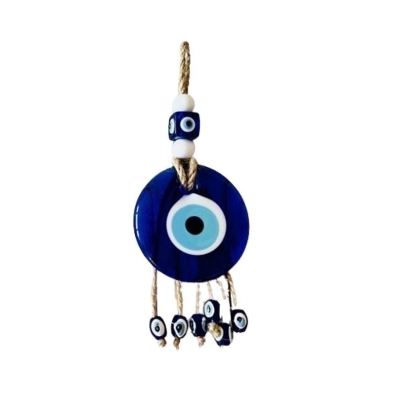 Ethnic-Inspired Devil's Eye Glass Pendant | Fashion Accessories