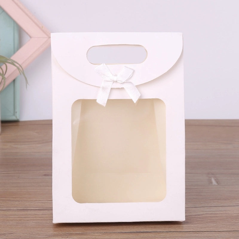 White and Black Butterfly Knot Adhesive Seal for Window Flip Cover Gift Bags | Packaging Supplies