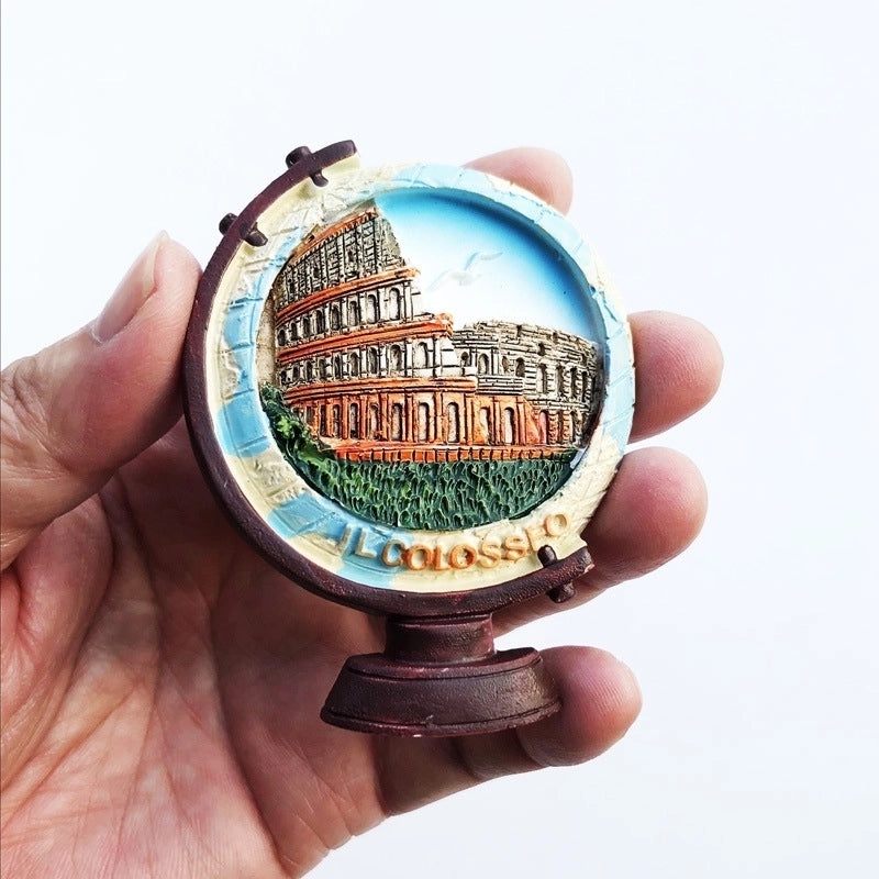 3-Piece Retro Streetwear Color Block Synthetic Resin Magnets Set|Home Decor & Magnets