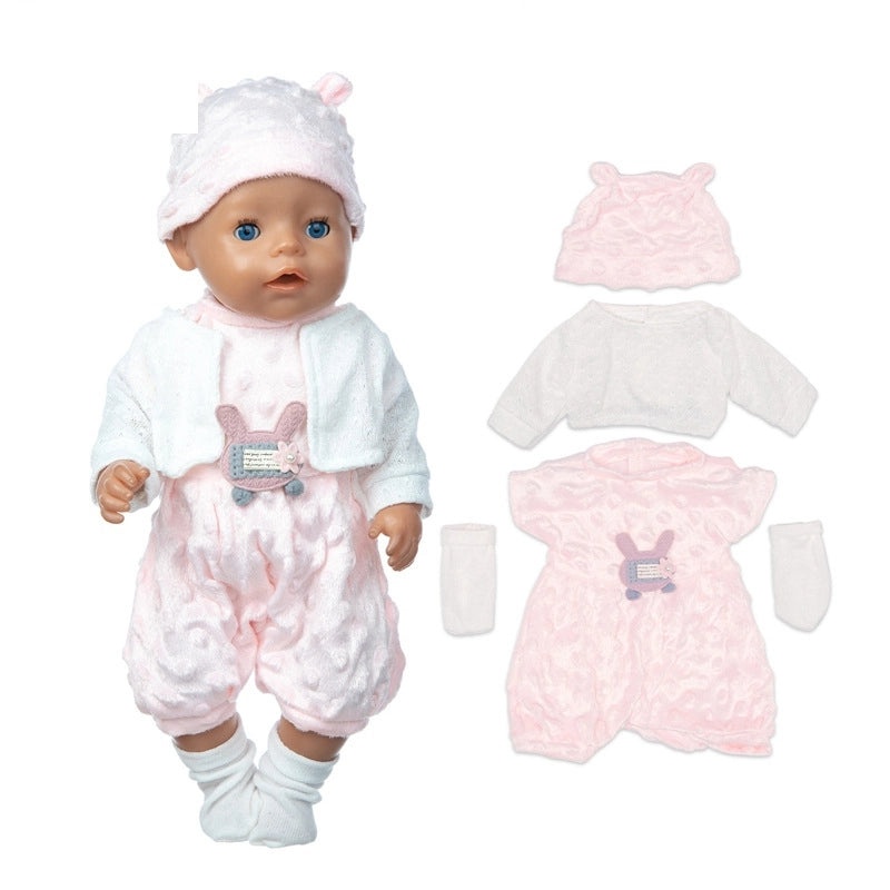 Baby Doll One-piece Outfit Soft Baby Clothes Toy Accessories|Doll Clothing & Accessories