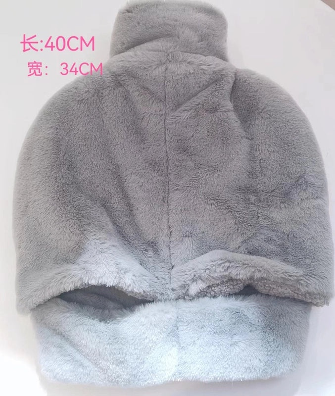 Cute PVC Zipper Hot Water Bag for Belly and Hand Warmth Explosion-Proof Hand Warmer | Home & Living