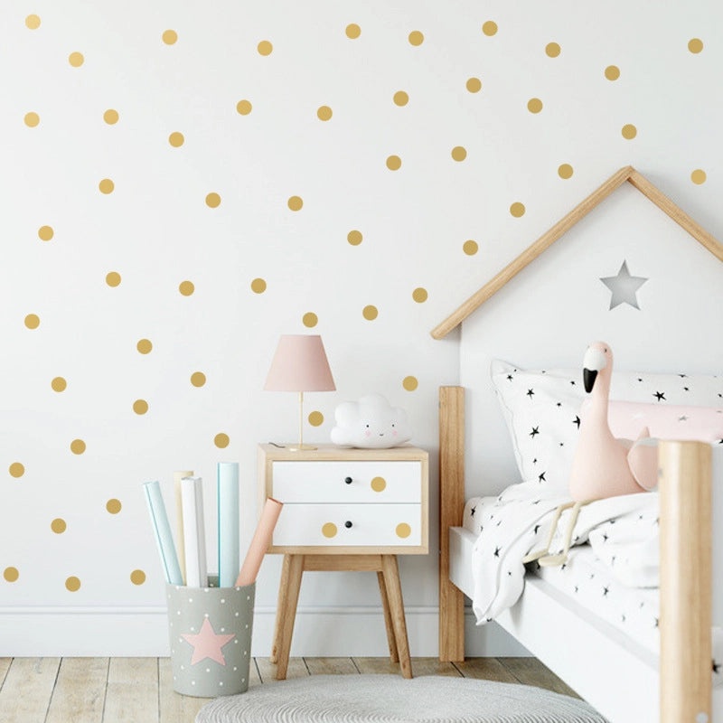 Simple Dot Pattern Wall Stickers for Kids' Bedroom, Porch, and Living Room Decoration|Home Decor Wall Stickers