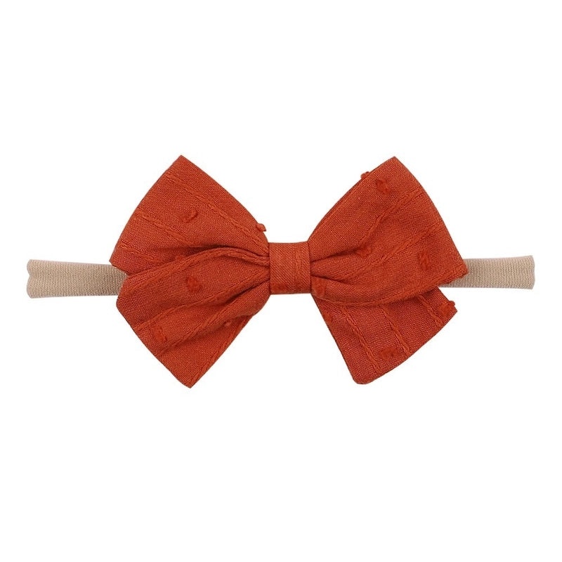 Kids Soft Nylon Bow Headband Candy Colors|Children's Hair Accessories