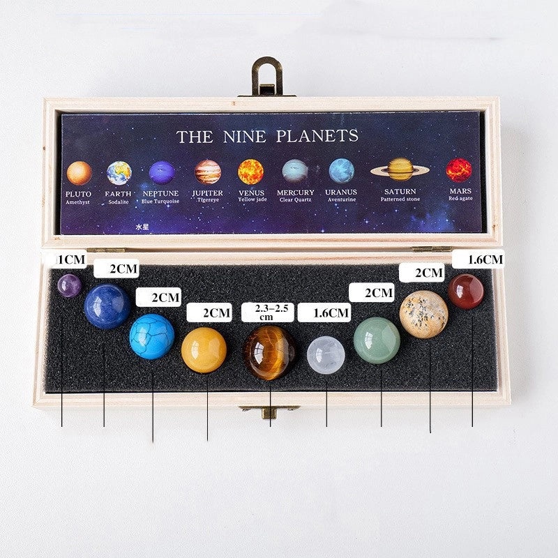 Elegant Minimalist Crystal Planet Ornament | Home Decor Accessories